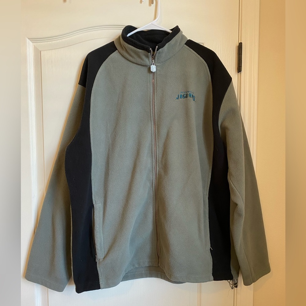 NFL Pro Line Eco Jacksonville Jaguar Fleece Zip Up Men’s Size XL